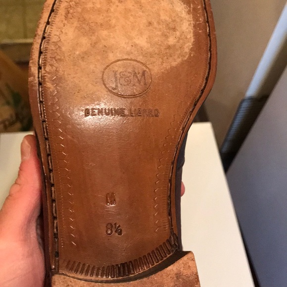 Johnston and Murphy lizard loafers men’s 8.5 main image 5
